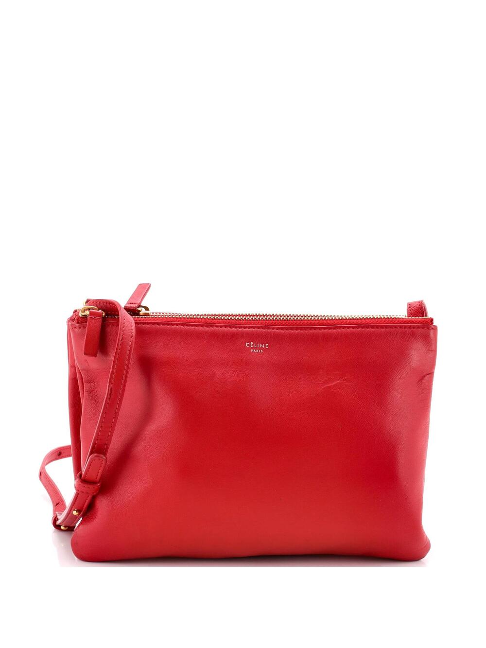 Celine Trio Crossbody Bag Leather Large #351943C72B